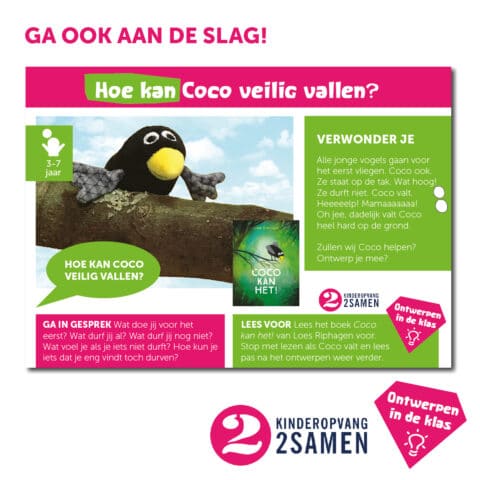 Coco ontwerpkaart 1 Kinderopvang 2Samen Den Haag Naaldwijk Monster