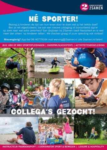 Talent werven kinderopvang 2samen den haag monster naaldwijk sporter sporten werken
