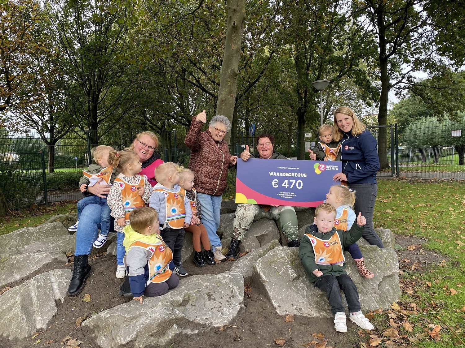 Kinderdagverblijf 2Eekhoorns doneert 470 euro aan kinderboerderij SKIP - Kinderopvang 2Samen Westland